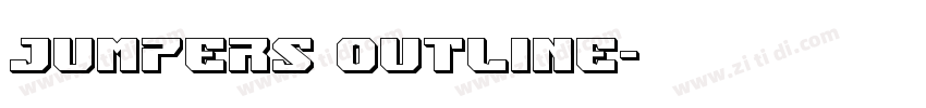 jumpers outline字体转换